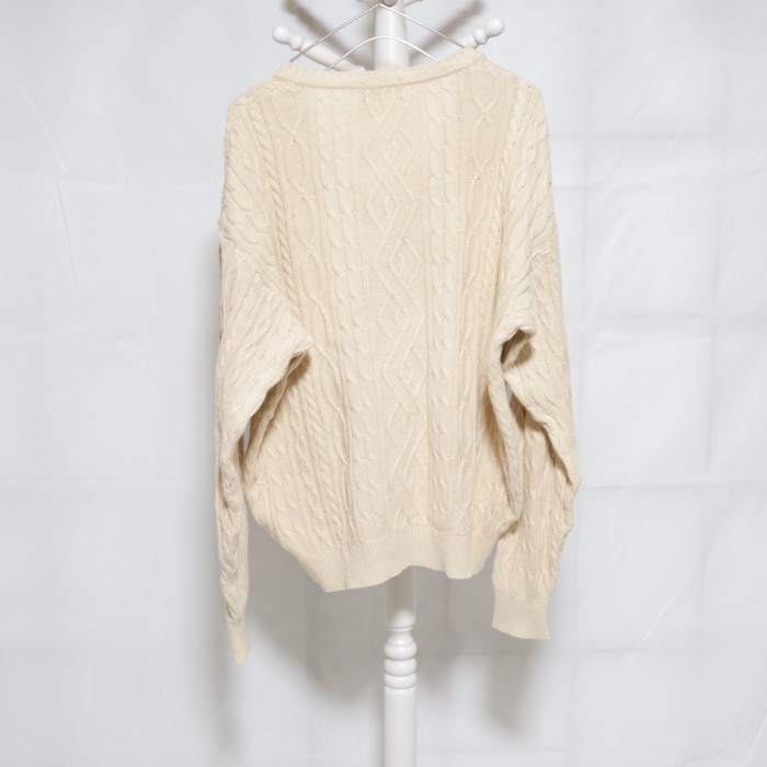 FRED PERRY Cotton Knit Sweater Beige | Vintage.City 빈티지숍, 빈티지 코디 정보