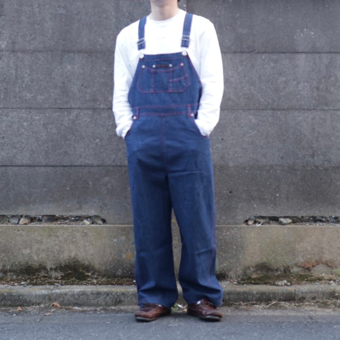 Red Stitch Overall Blue | Vintage.City 古着屋、古着コーデ情報を発信