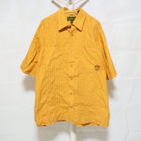 Timberland Short Sleeve Shirt Mustard | Vintage.City 古着屋、古着コーデ情報を発信