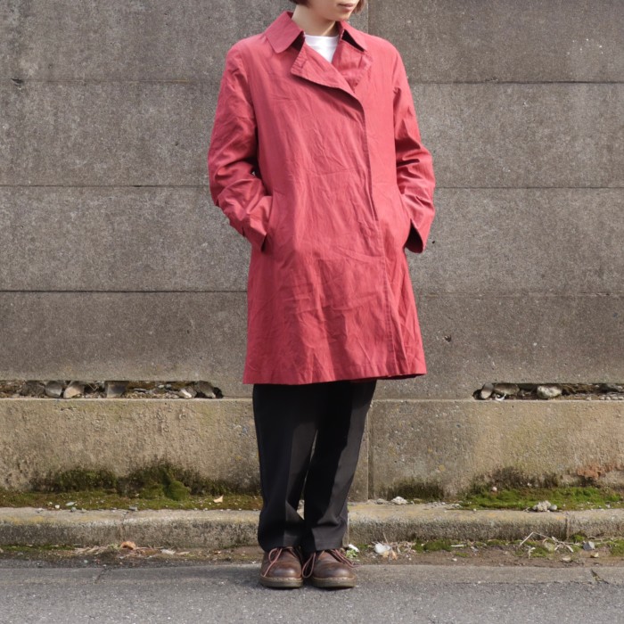 London Fog Middle Coat Red | Vintage.City 古着屋、古着コーデ情報を発信