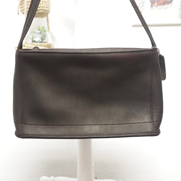 COACH Leather Bag Dark Brown | Vintage.City 古着屋、古着コーデ情報を発信