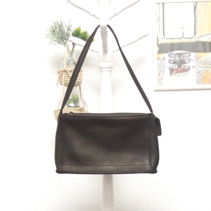 COACH Leather Bag Dark Brown | Vintage.City 빈티지숍, 빈티지 코디 정보
