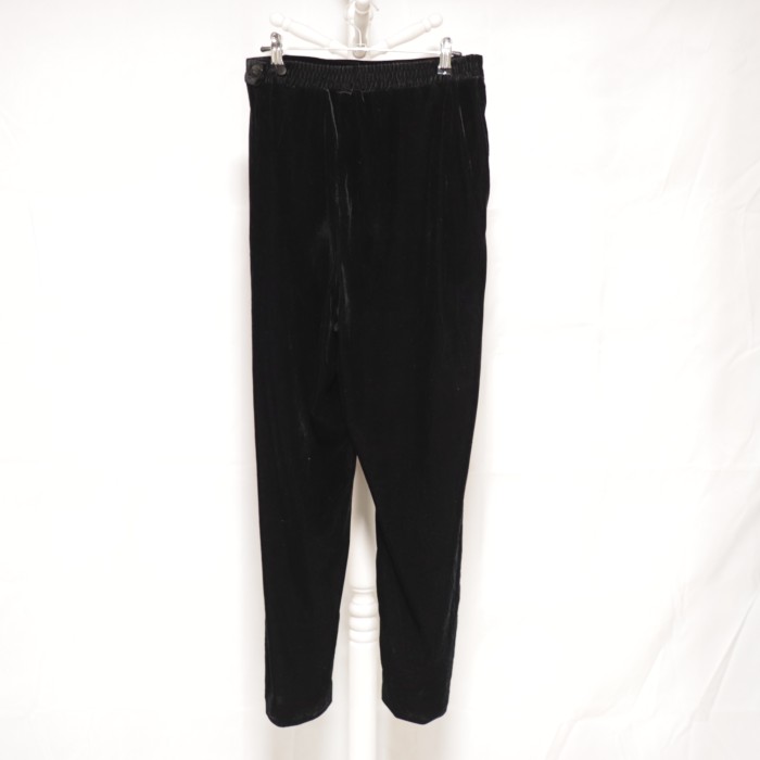 Velours Easy Pants Black | Vintage.City 古着屋、古着コーデ情報を発信
