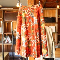 Whole Pattern Skirt Orange | Vintage.City 古着屋、古着コーデ情報を発信
