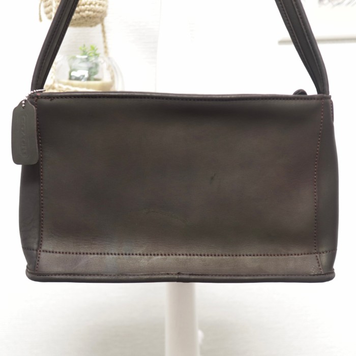 COACH Leather Bag Dark Brown | Vintage.City 古着屋、古着コーデ情報を発信