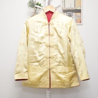 Reversible Chinese Jacket Gold&Red | Vintage.City 古着屋、古着コーデ情報を発信