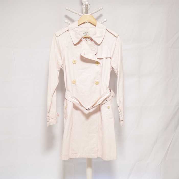 POLO JEANS Trench Coat Light Pink | Vintage.City 古着屋、古着コーデ情報を発信