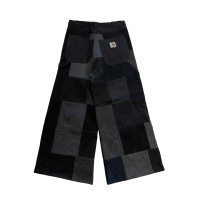 Carhartt / remake black wide denim pants カーハート リメイク ブラックデニム #D263 | Vintage.City 빈티지숍, 빈티지 코디 정보