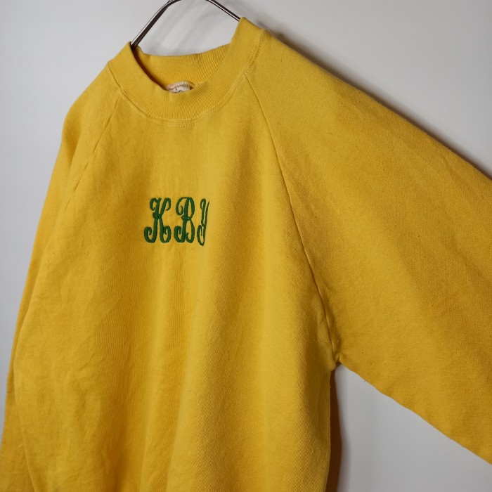 90s　アメリカ製　フルーツオブザルーム　スウェット　トレーナー　刺繍　イエロー　M | Vintage.City 古着屋、古着コーデ情報を発信