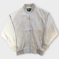 J.JAKS 1990s ストライプ ブルゾン ジャケット。 | Vintage.City 古着屋、古着コーデ情報を発信