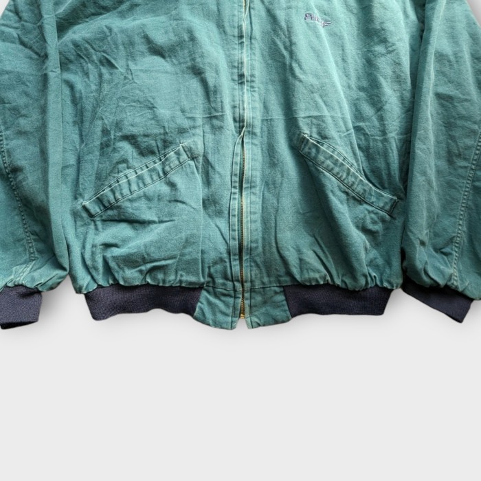DUNBROOKE 1990s ワークウェア ジップアップ ジャケット グリーン USA製。 | Vintage.City 古着屋、古着コーデ情報を発信