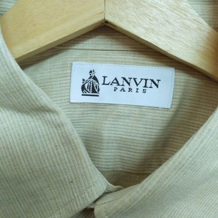 フランス製/ランバン LANVIN/長袖/ストライプ地/デザインシャツ(40/3/M) #163 | Vintage.City 빈티지숍, 빈티지 코디 정보