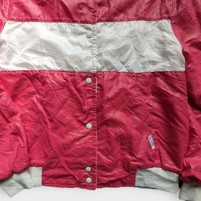 1980s ブルゾン ナイロン ボタンジャケット WOMEN。 | Vintage.City 古着屋、古着コーデ情報を発信