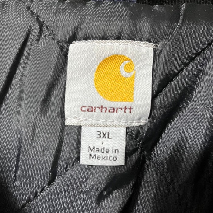 carhartt カーハート ダックジャケット 3XL 企業 刺繍 両面ロゴ