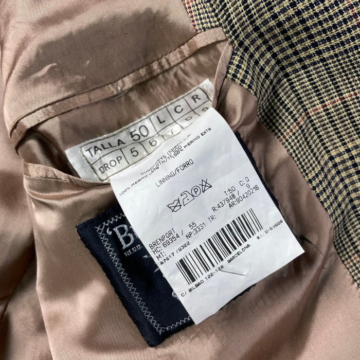 80年代～ Burberrys バーバリー  テーラードジャケット グレンチェック柄 メンズM相当 | Vintage.City 古着屋、古着コーデ情報を発信