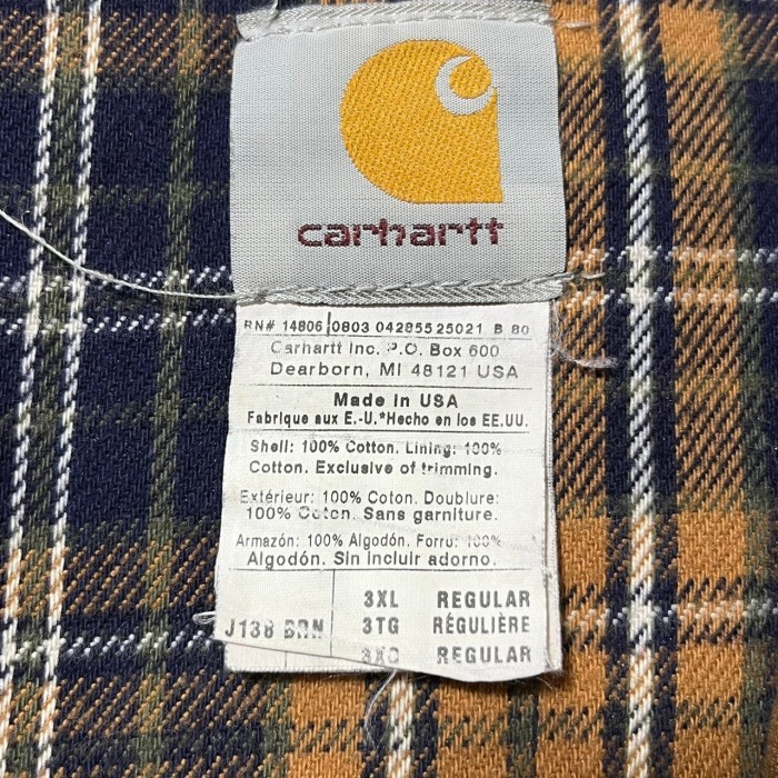 carhartt カーハート アクティブパーカー 3XL 刺繍ロゴ ワンポイント