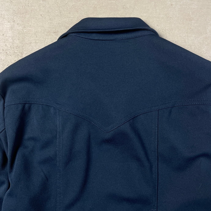 USA製
70年代
Lee
リー
ウエスタンシャツ
ジャケット
ポリエステル
開襟
メンズM