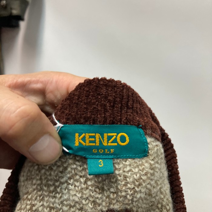 90’s KENZO GOLF3Dデザインニットセーター 3 | Vintage.City 古着屋、古着コーデ情報を発信