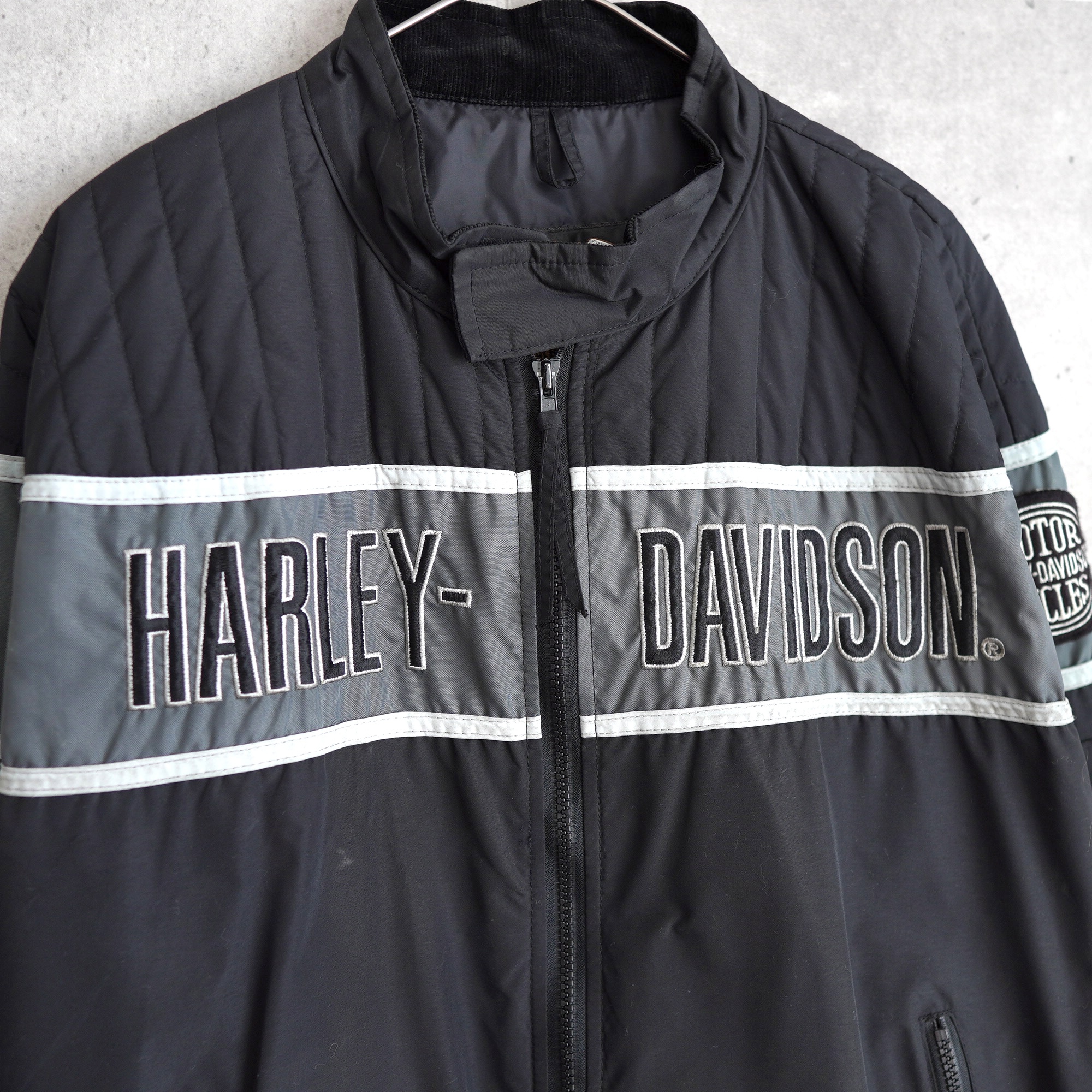 Harley Davidson ハーレーダビッドソン ブルゾン MA-1 ロゴワッペン XL
