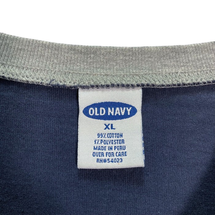 90s OLD NAVY L/S line design ringer T-shirt | Vintage.City 古着屋、古着コーデ情報を発信