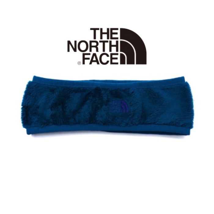THE NORTH FACE ヘッドバンド ブルー フリース ロゴ刺繍 | Vintage.City 古着屋、古着コーデ情報を発信