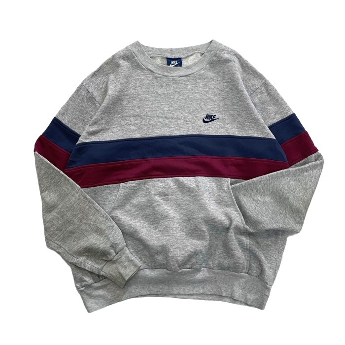 1980's NIKE / switching sweatshirt #D307
