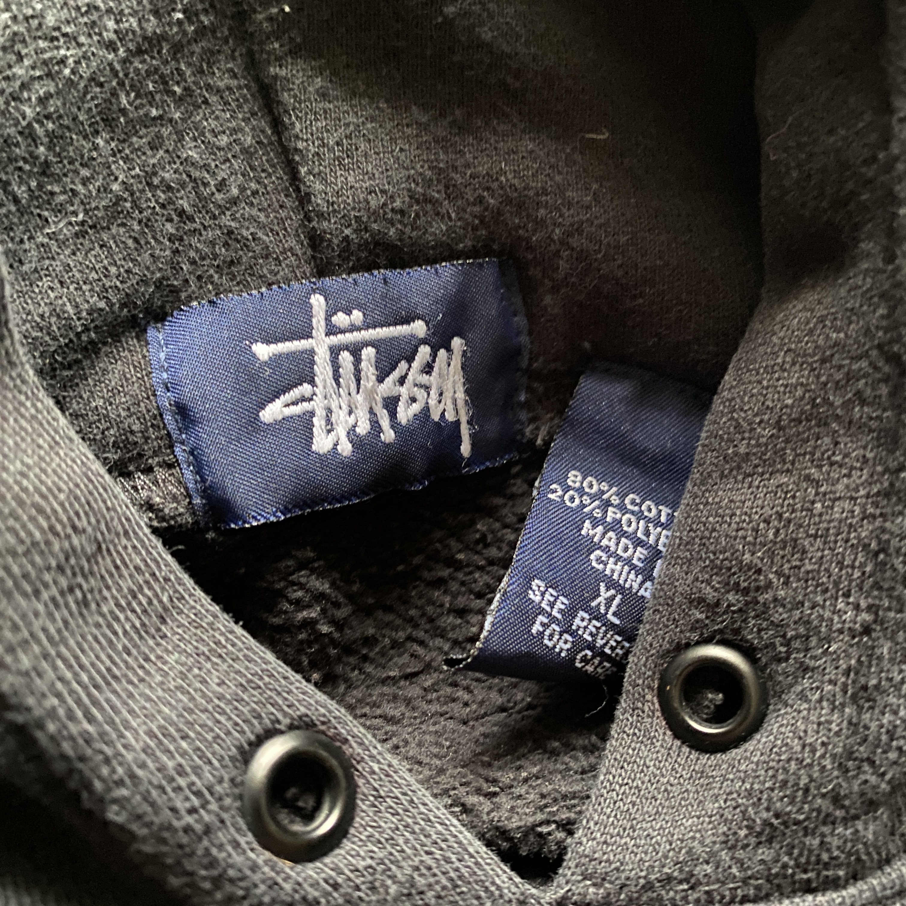 XLサイズ】90's old stussy ステューシー STU80 ワッペンロゴ