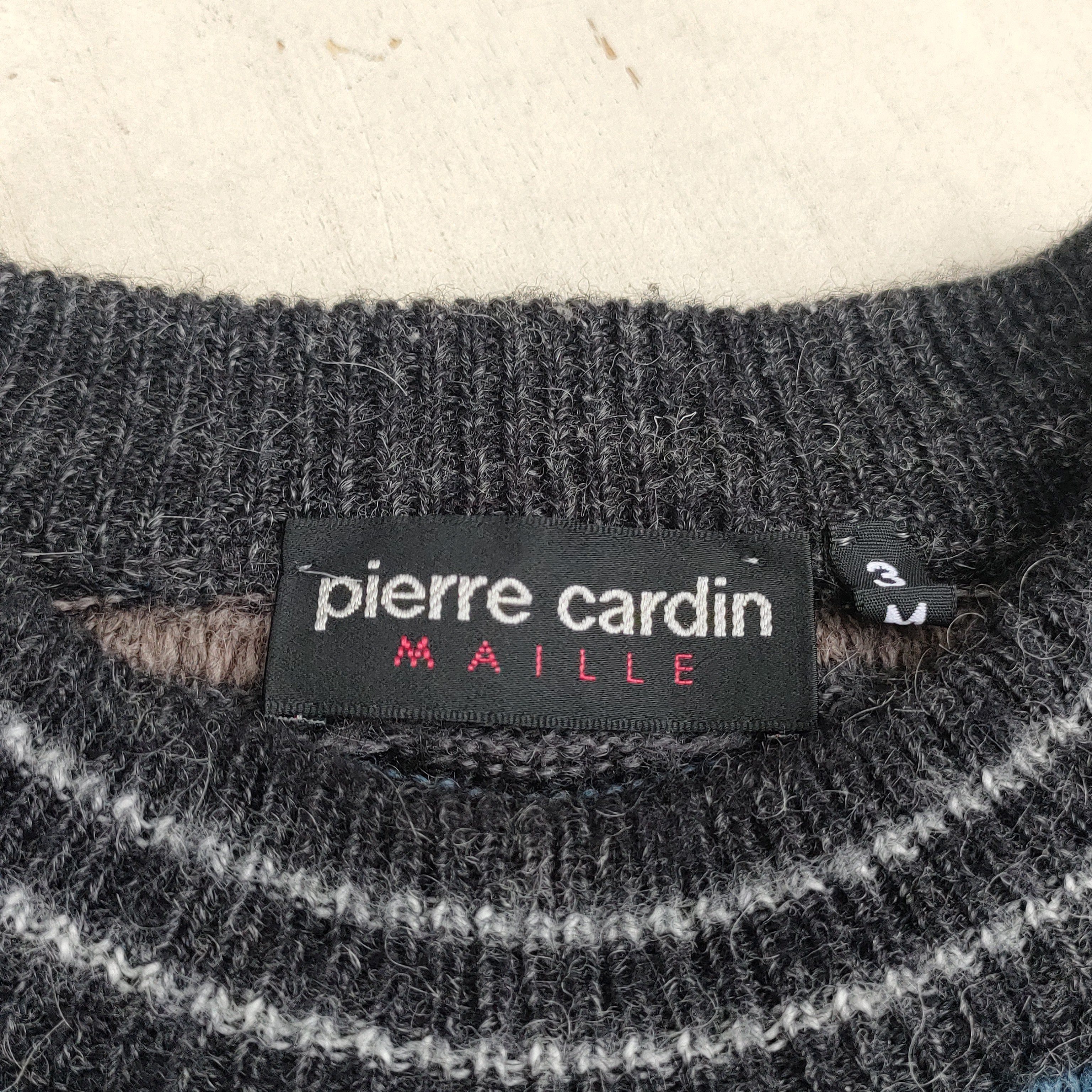 イタリア製/アルパカ混】ピエールカルダン マイユpierre cardin MAILLE