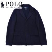 Polo by Ralph Lauren テーラードジャケット M ネイビー コットン ポニー刺繍 | Vintage.City 古着屋、古着コーデ情報を発信