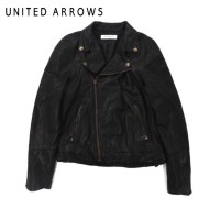 UNITED ARROWS ダブルライダースジャケット 36 ブラック 山羊革 1525-136-2584 | Vintage.City 빈티지숍, 빈티지 코디 정보