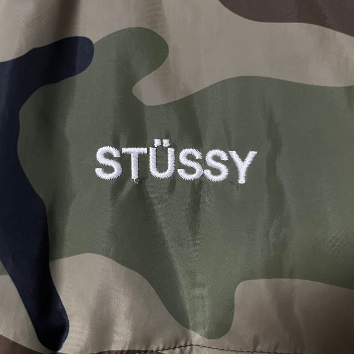 stussy ステューシー ナイロンジャケット L リバーシブル 刺繍ロゴ
