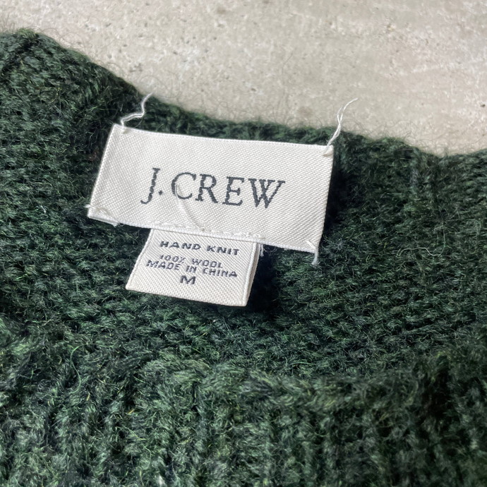 90～00年代 J.CREW Jクルー ウールニットセーター ネイティブ柄 メンズ
