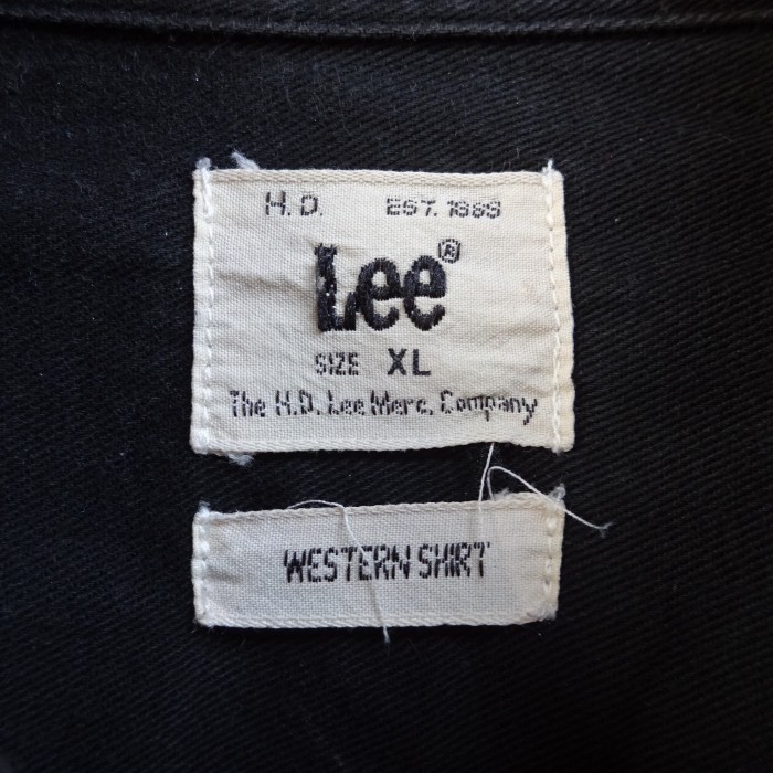 90s リー ウエスタンシャツ XL ブラック 長袖 胸ポケット フルボタン 黒 8826 | Vintage.City 빈티지숍, 빈티지 코디 정보