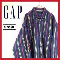 90s 古着 ギャップ BDシャツ ストライプ オーバーサイズ XL | Vintage.City 빈티지숍, 빈티지 코디 정보