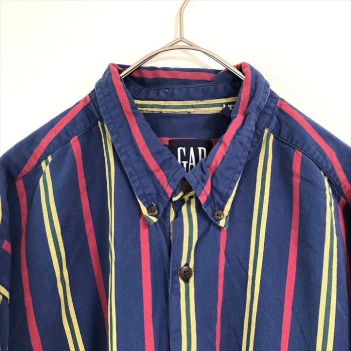 90s 古着 ギャップ BDシャツ ストライプ オーバーサイズ XL | Vintage.City 古着屋、古着コーデ情報を発信