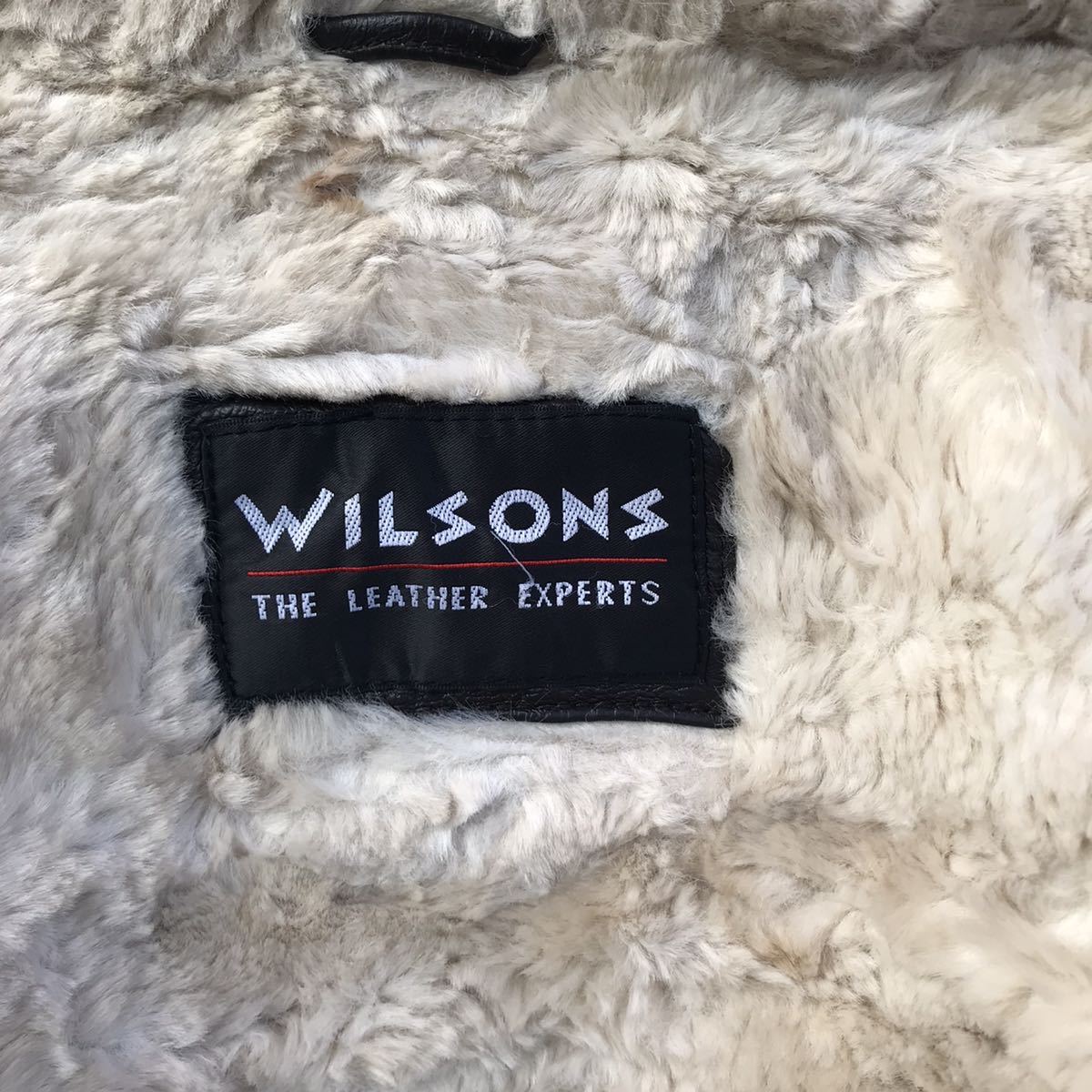 WILSONS レザーハーフコート フライトジャケット 裏ボアジャケット 革