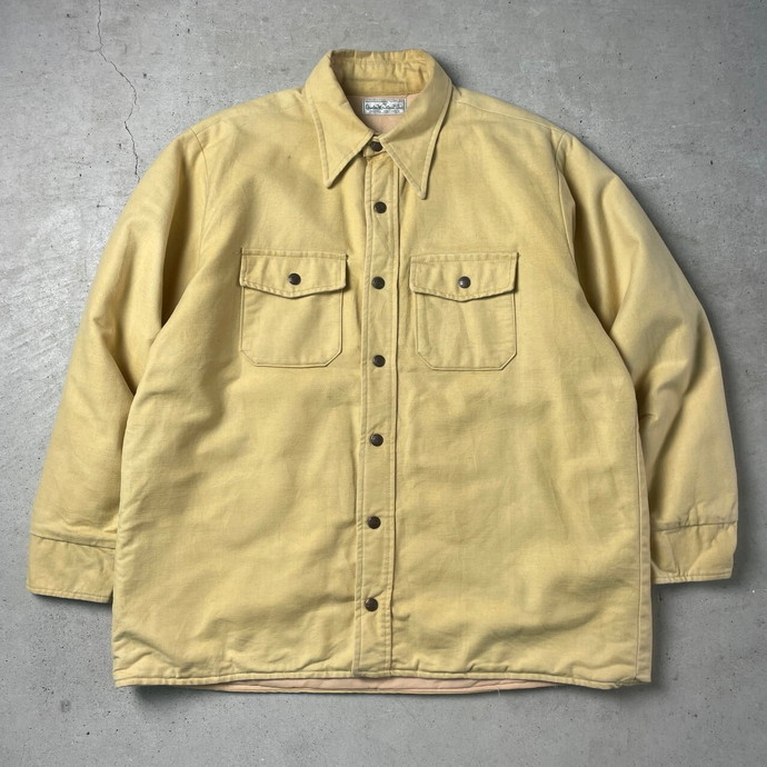 70年代 GARDEN MOUNTAIN INC. シャモアクロスシャツ キルティング