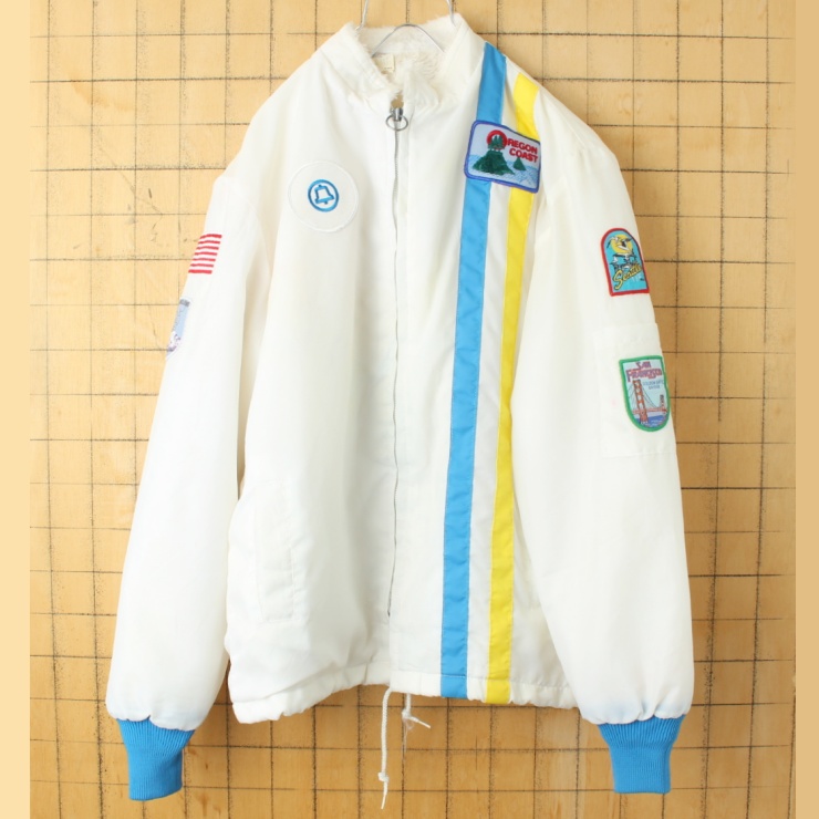 70s 80s USA製 THE GREAT LAKES JACKET ナイロン レーシング