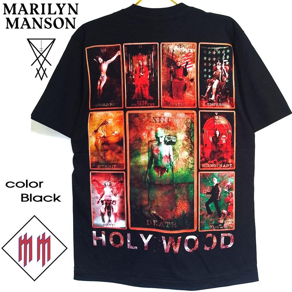 Kフォローで割引多数出品中マリリンマンソン　L 美品　ヴィンテージ　Tシャツ　Marilyn manson