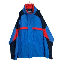 90s LANDS' END multicolored zip-up nylon jacket | Vintage.City Vintage Shops, Vintage Fashion Trends