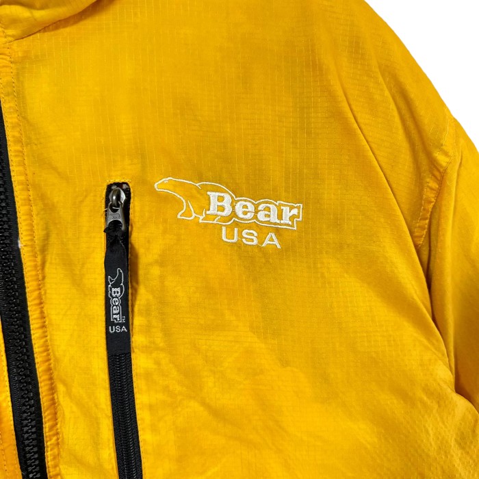 Bear USA ベアー ダウンジャケット リバーシブル 刺繍ロゴ 肉厚 90s