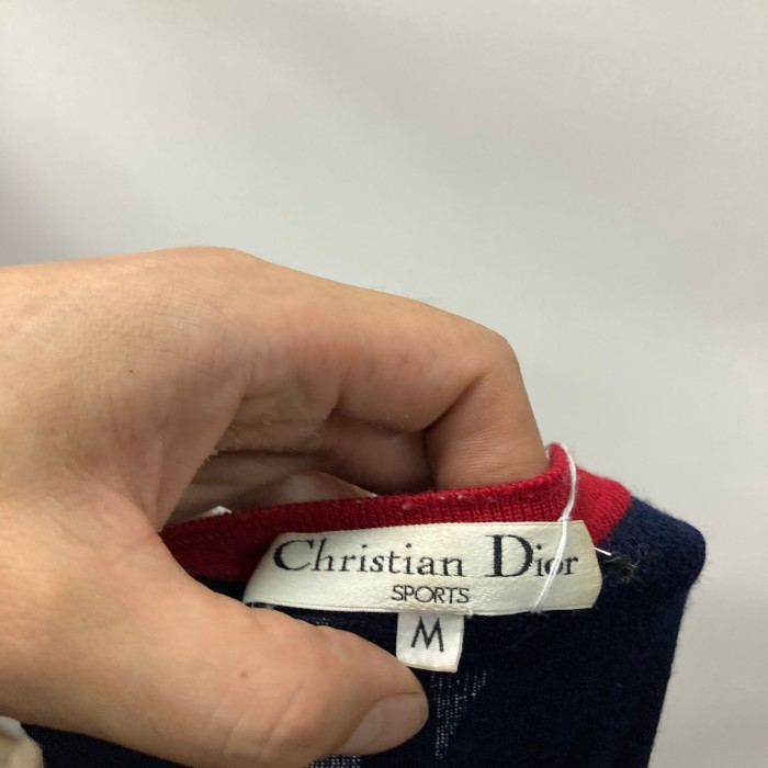 90’sChristian Diorボーダーニット セーター M | Vintage.City 빈티지숍, 빈티지 코디 정보