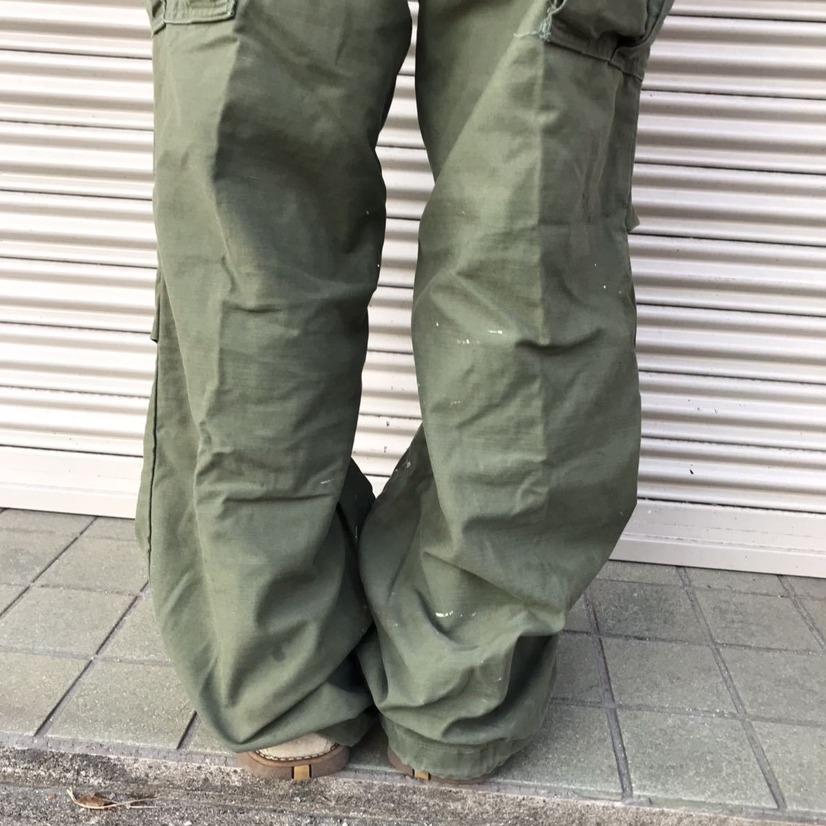 お買い得人気M-65 フィールドパンツ　前期　ミリタリー　アルミジップ パンツ