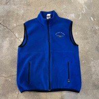 PORT embroidery fleece zip up vest | Vintage.City 古着屋、古着コーデ情報を発信