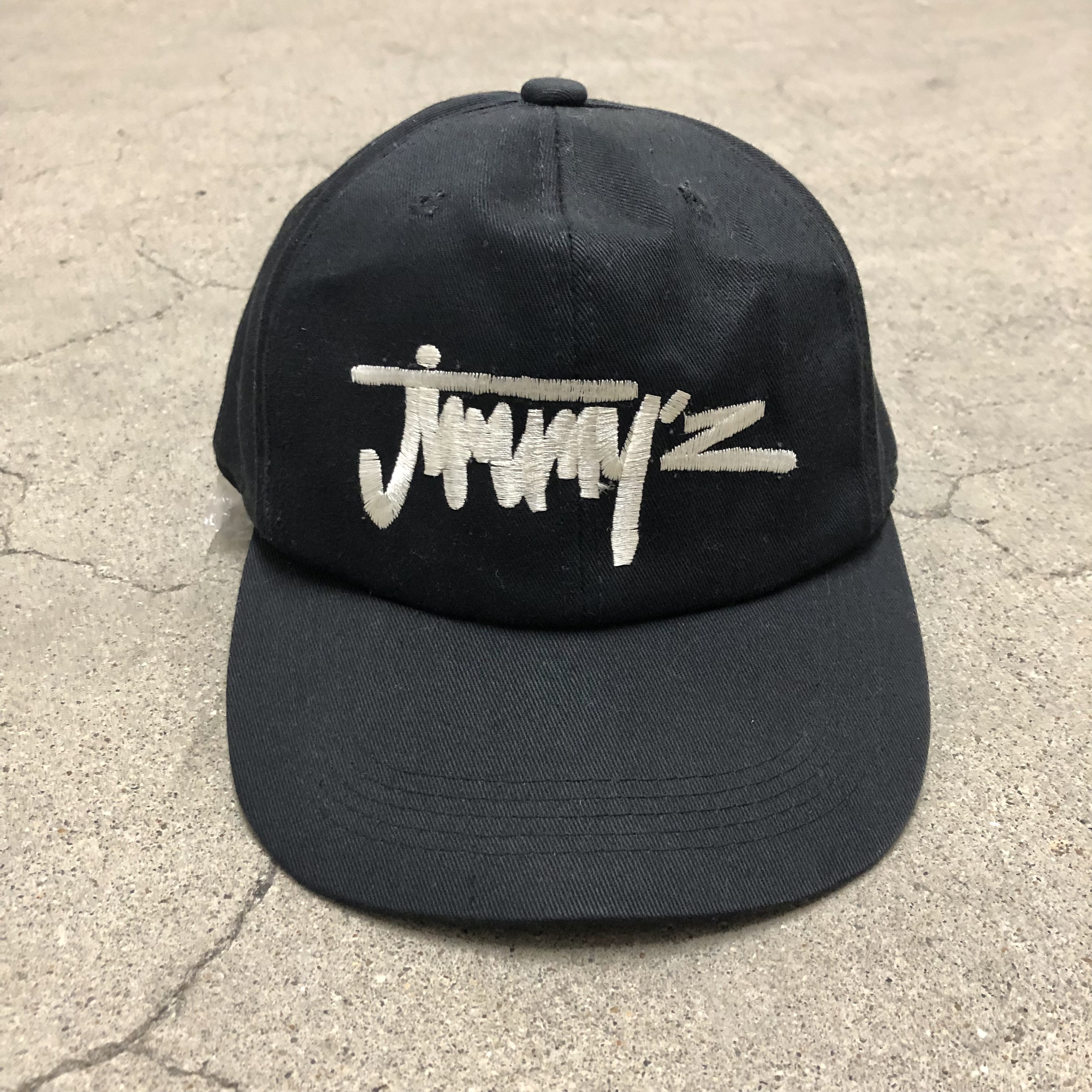 JIMMY`ZSnapback capFreeスナップバックキャップ刺繍ロゴブラック ...