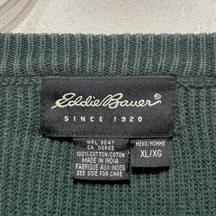 “Eddie Bauer” Cotton Knit | Vintage.City 古着屋、古着コーデ情報を発信