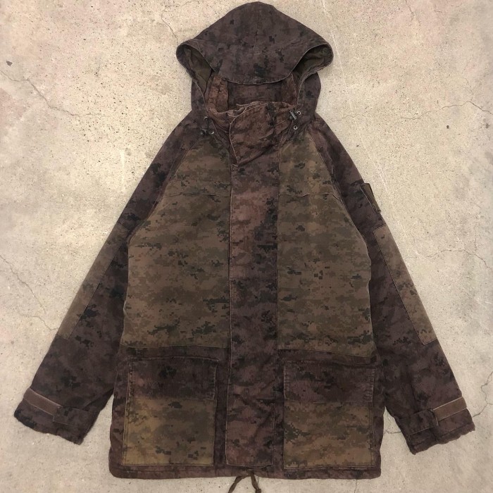 00s OLD STUSSY/Digital camo Military coat/L/ミリタリーコート ...