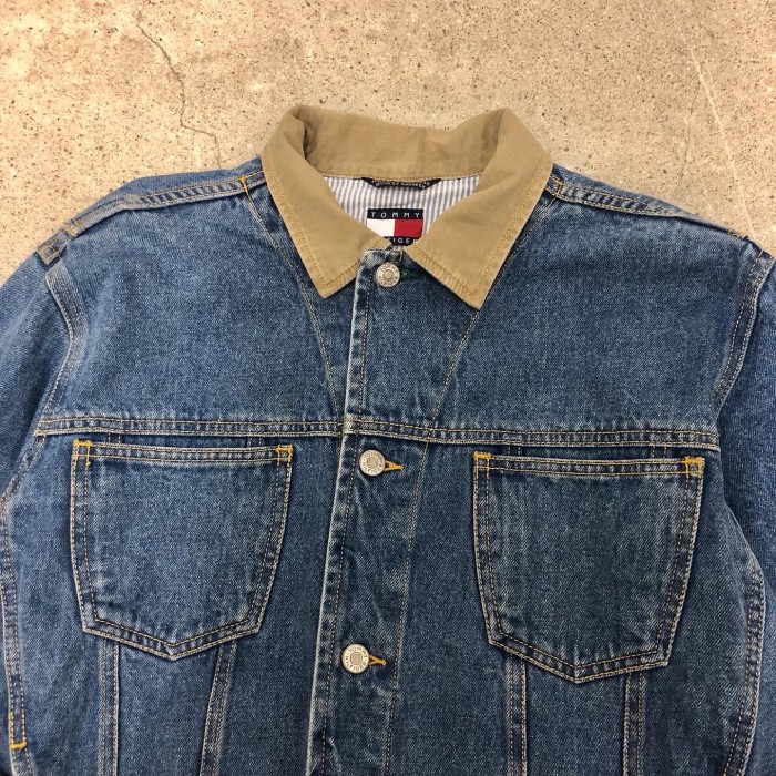 90s TOMMY HILFIGERDenim JacketS相当 | Vintage.City 빈티지숍, 빈티지 코디 정보