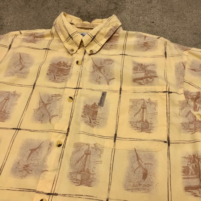 00s ColumbiaRIVER LODGEBD ss shirt | Vintage.City 빈티지숍, 빈티지 코디 정보