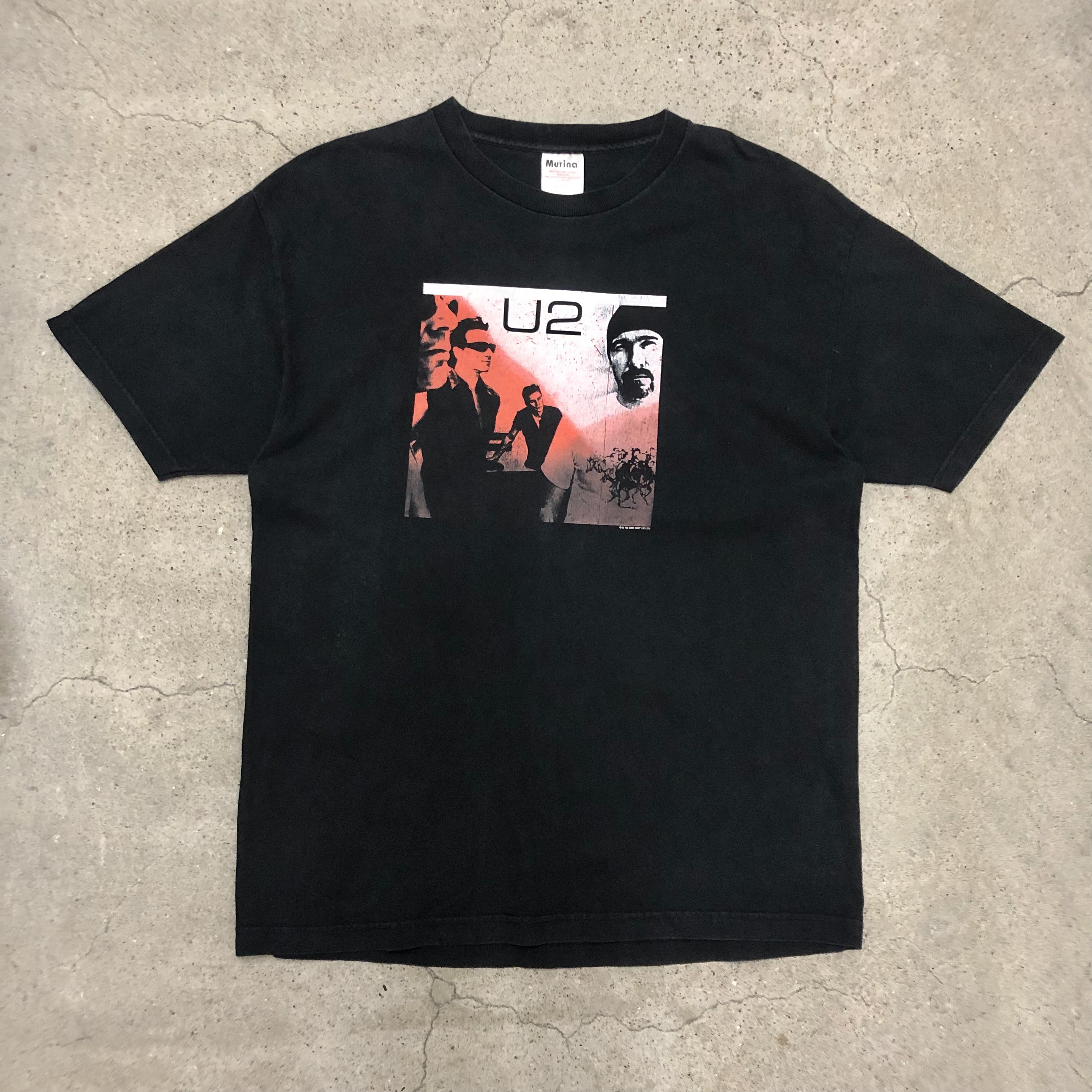 00s U2The Goal Is Elevation Tour Tee2001年製USA製XLTシャツブラック